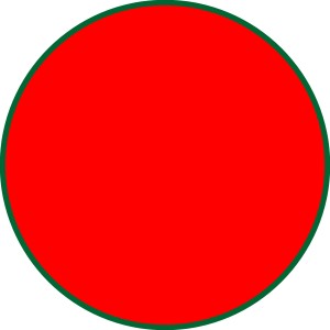 Möbiusband roter Punkt